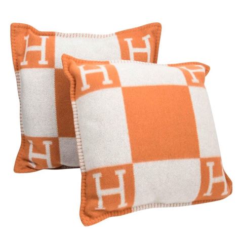 hermes pillow orange